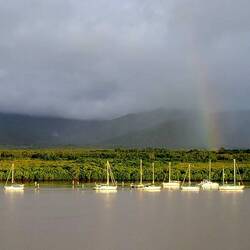 A rainbow evening in Cairns