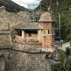 Town wall ramparts Villefranche-de-Conflent