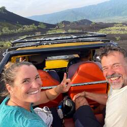 Und mit dem Jeep wieder zur Unterkunft 🛻