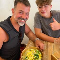 Unser Lieblings-Warung in der Gegend - Good Karma, der Name ist Programm 👍🏽🙏🏽