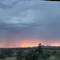Wetterleuchten gestern Abend