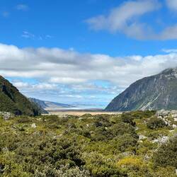 Sicht Richtung Lake Pukaki