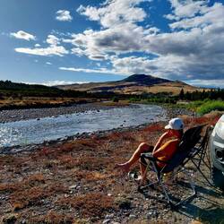 Abendsonne am Übernachtungsplatz in El Blanco