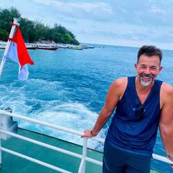 Kurzer Zwischenstopp auf Gili Trawangan - die Partyinsel