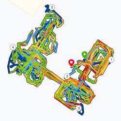 Keine Kunst, nur unser zurückgelegter Weg im Labyrinth.
