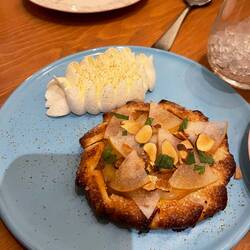 Asian pear galette