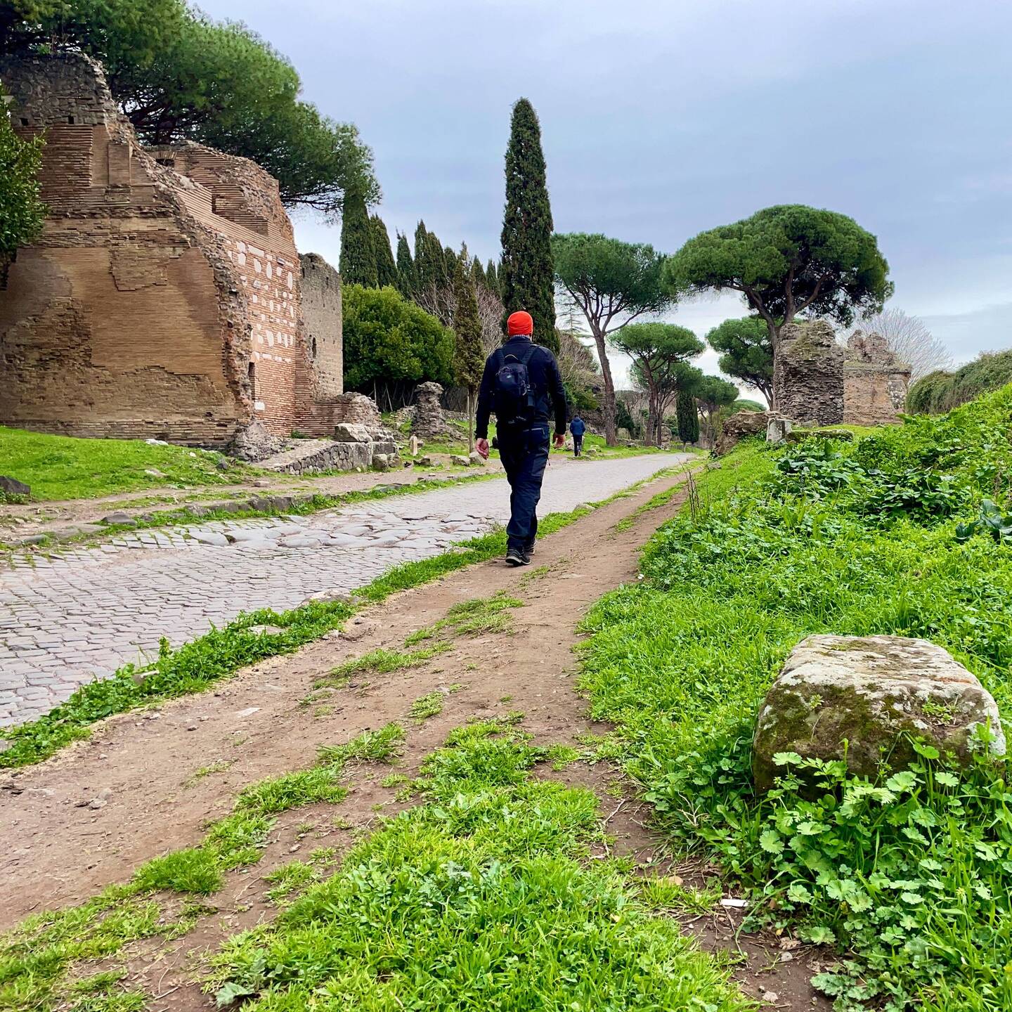 Michael-wandert ... auf der Via Appia Antica