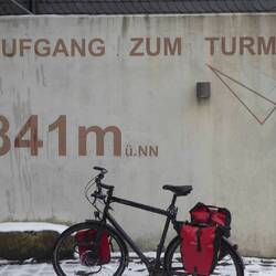 841 m, der absolute Hochpunkt dieser Reise.