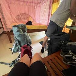 09:30 Uhr / 21.000 Schritte - Locationwechsel dann schlafen! 🫡😴