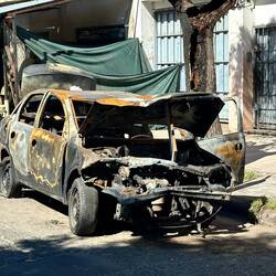 ausgebranntes Auto