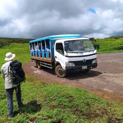 Zum Glück holt uns der Bus auch wieder ab 🚌