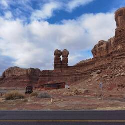 Die "Twin Rocks" - dem Aussehen nach eher "Die Verliebten"