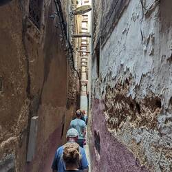 Narrowest street in Fez