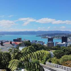 Tagsüber sah die Stadt noch etwas freundlicher aus :)