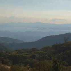 Blick zurück auf die Nicoya-Bucht