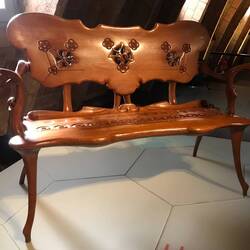 Gaudi designed seat Casa Mila (La Pedrera)