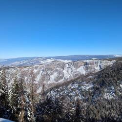 Aussicht von einer brücke