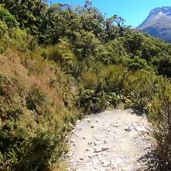 Zeitraffer eines Teilstücks beim Abstieg