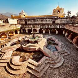 The old convent destroyed in earthquake