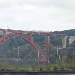Viaduc de Garabit über den Fluss Truyère
