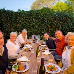 An "it's a small world" get together with friends — Claremont, WA.