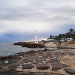 Freistehplatz kurz vor Dénia