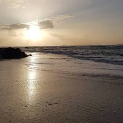 So langsam geht die Sonne unter...