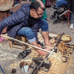 A Moroccan lathe...