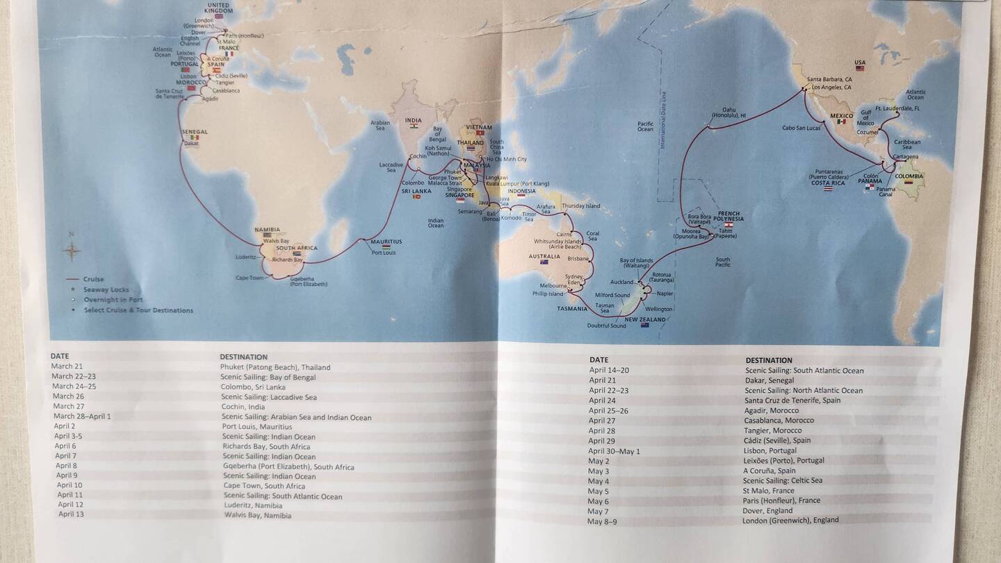 New Itinerary