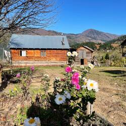 Ein typisches Haus in der Region - viele Selbstversorger noch