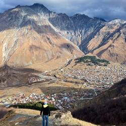 Blick in den großen Kaukasus