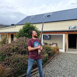 Do hatte von ihrer Morgentour noch Aragons Schwert im Kofferraum. 🤙