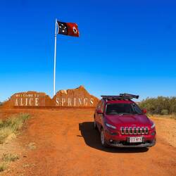 Relieved to have arrived in Alice Springs without mishaps 🤞