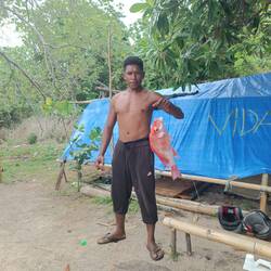 Offering me some fresh fish