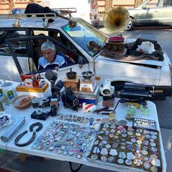 auf den Flohmärkten von Tiblisi