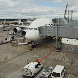 Mit dem A380 geht es nun für eine Nacht nach Singapur und dann weiter nach Ho Chi Minh City