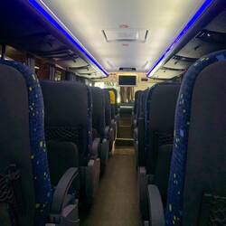 Heureusement le bus est très spacieux