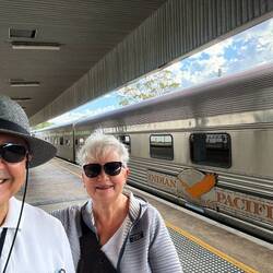 A train journey for our Down Under Adventures.