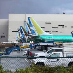 The Boeing 737 plant at Renton.