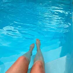 geschundene Füsse kühlen