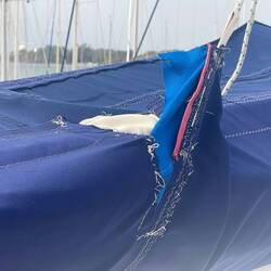 Ein Riss im neuen Lazy Bag