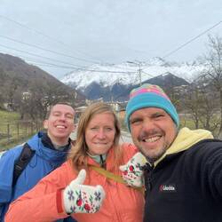 Ankunft zusammen mit Ignaz aus Litauen