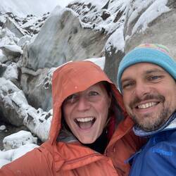 am Gletscher oh Freude