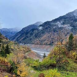 Auf dem Rückweg in den Bergen