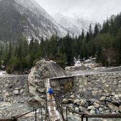 Auf dem Weg zum Gletscher