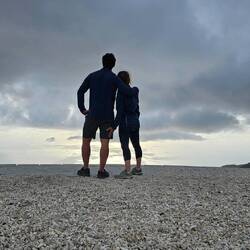 Reflet des nuages sur l'eau