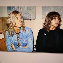 Franz and Luciano by Franz Gertsch