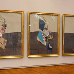 Three Studies of the Male Back by Francis Bacon