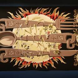 Der Teppich ca. 3 x 4 Meter