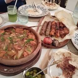 Fatteh and mixed grill at Sufra